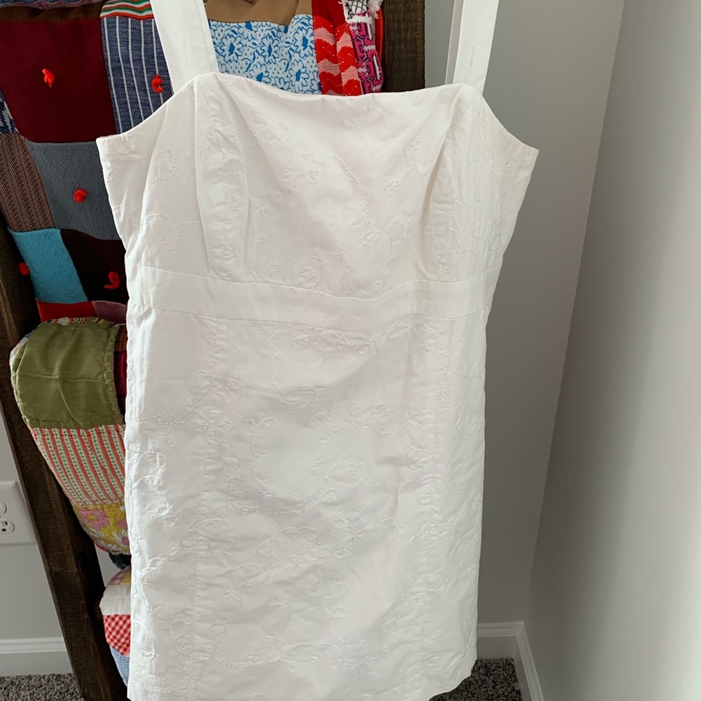 White Lily Pulitzer Dress with removable straps